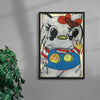 Hello kitty contemporary wall art print by Austin Ansbro - sold by DROOL