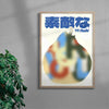 Nashi contemporary wall art print by Studio Trikken - sold by DROOL