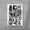 The drops and the Flower contemporary wall art print by Célestin Krier - sold by DROOL
