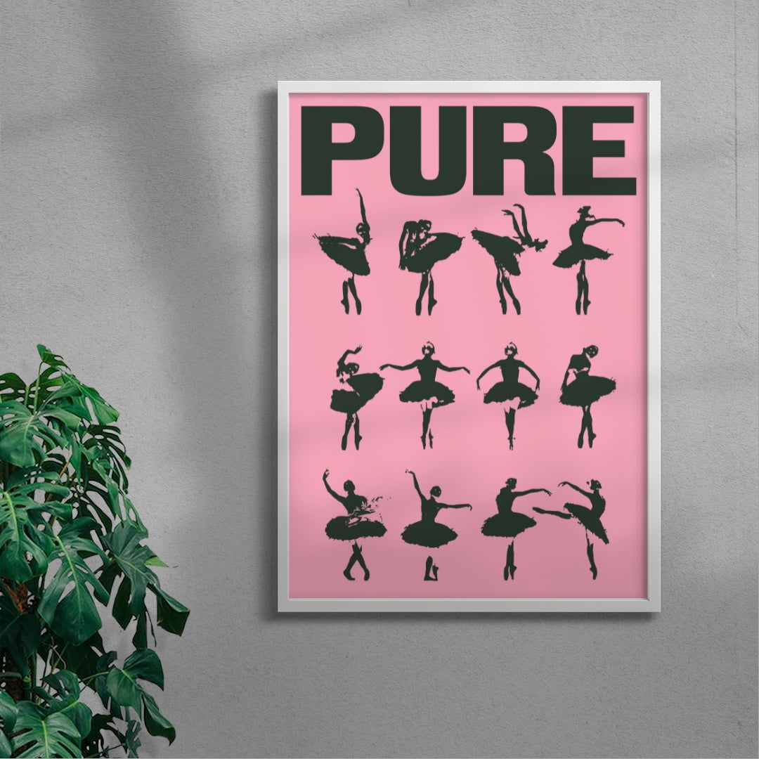 PURE contemporary wall art print by Utsav Verma - sold by DROOL