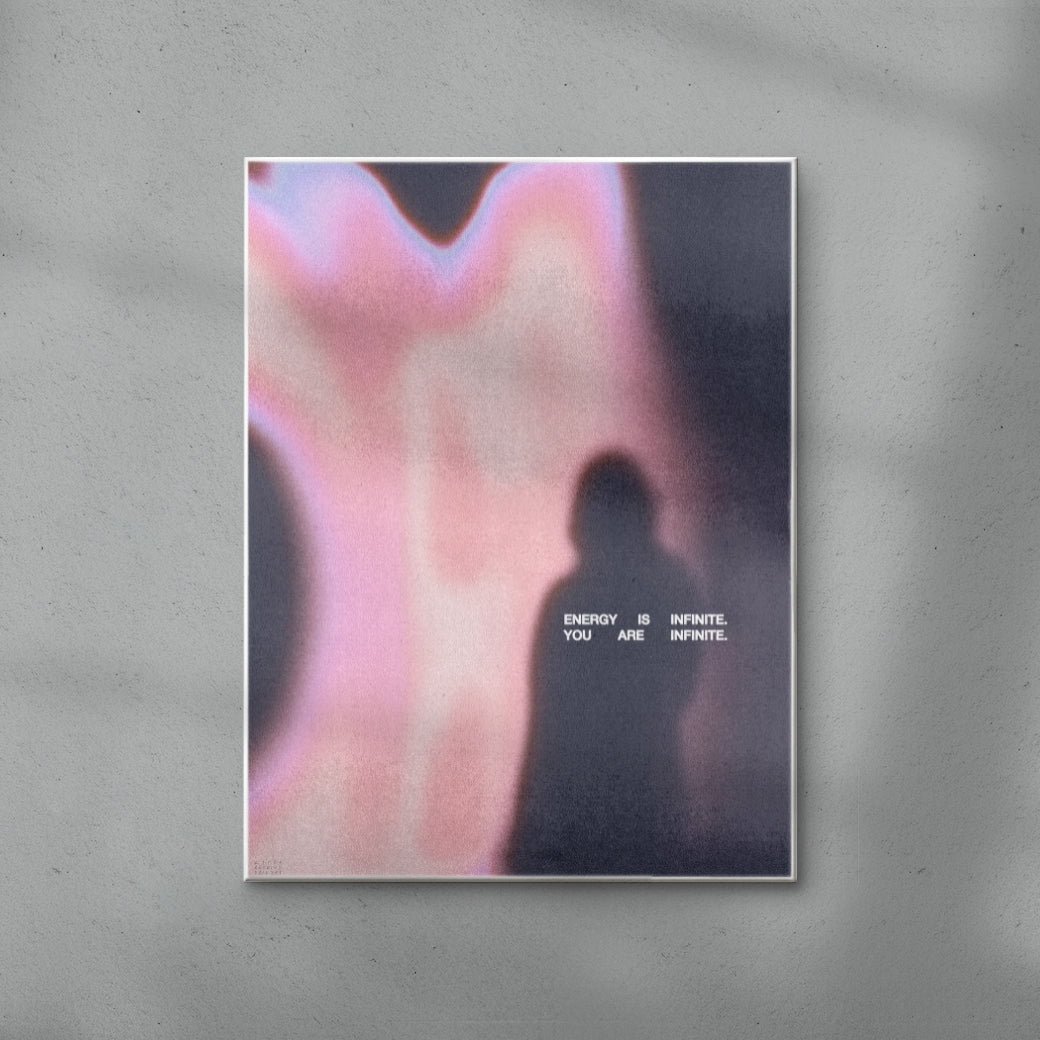 Energy contemporary wall art print by Antoine Paikert - sold by DROOL