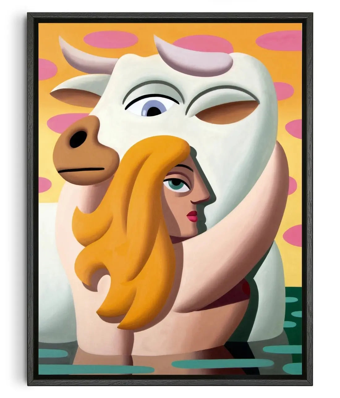 Europa contemporary wall art print by Juan de la Rica - sold by DROOL