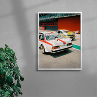 Thumbnail for Before The Race in Imola contemporary wall art print by 6.tiff - sold by DROOL