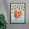 Spritz contemporary wall art print by Renee Kao - sold by DROOL