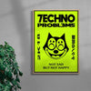 Felix Techno Problems contemporary wall art print by Ignorance1 - sold by DROOL