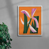 Lilium contemporary wall art print by Milena Bucholz - sold by DROOL