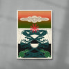Sunphaze contemporary wall art print by Tristan Huschke - sold by DROOL