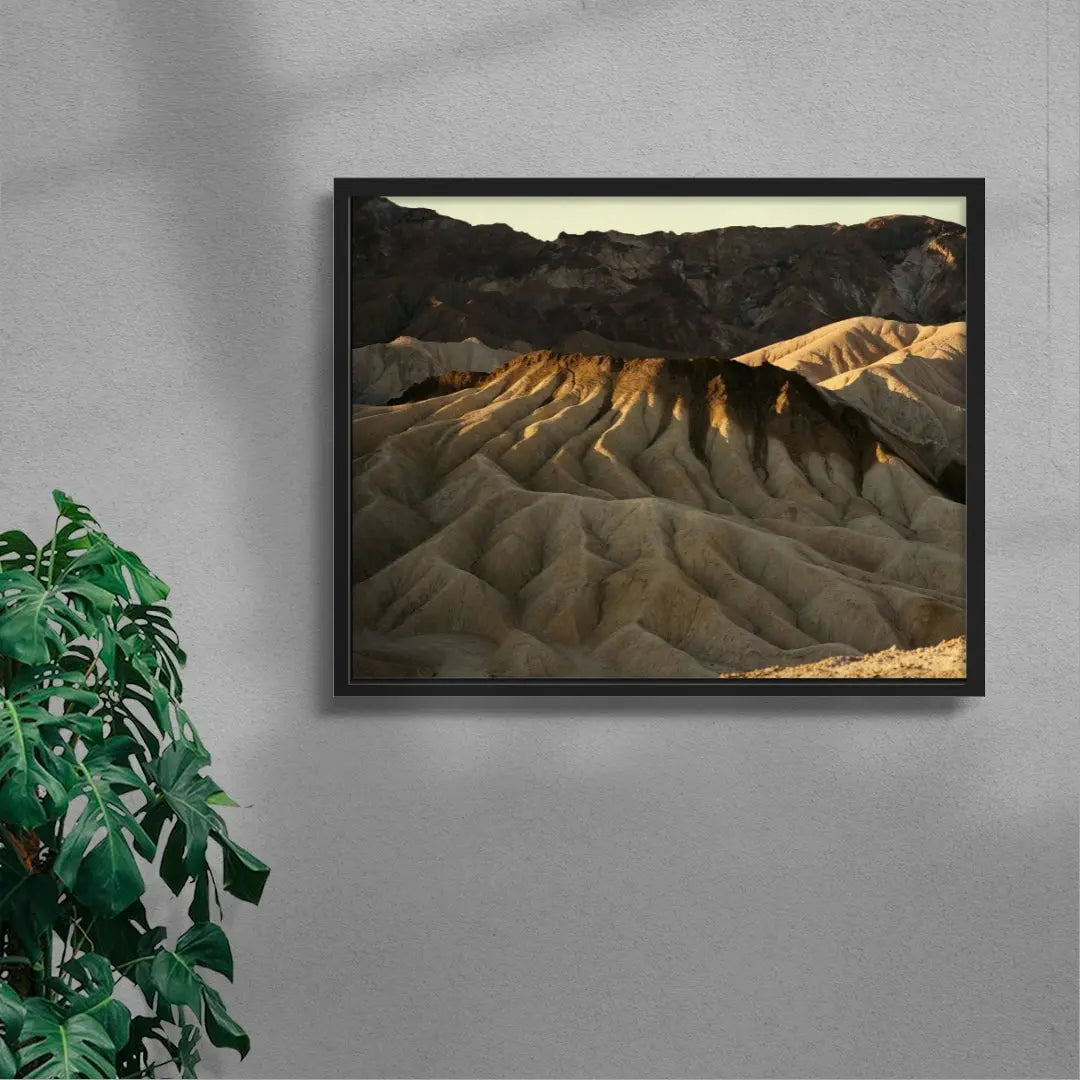 Desert Ridges contemporary wall art print by Alex Broadstock - sold by DROOL