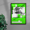 Playground Fox contemporary wall art print by Pangram Pangram Foundry - sold by DROOL