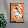Wild West contemporary wall art print by Caitlin Flood-Molyneux - sold by DROOL