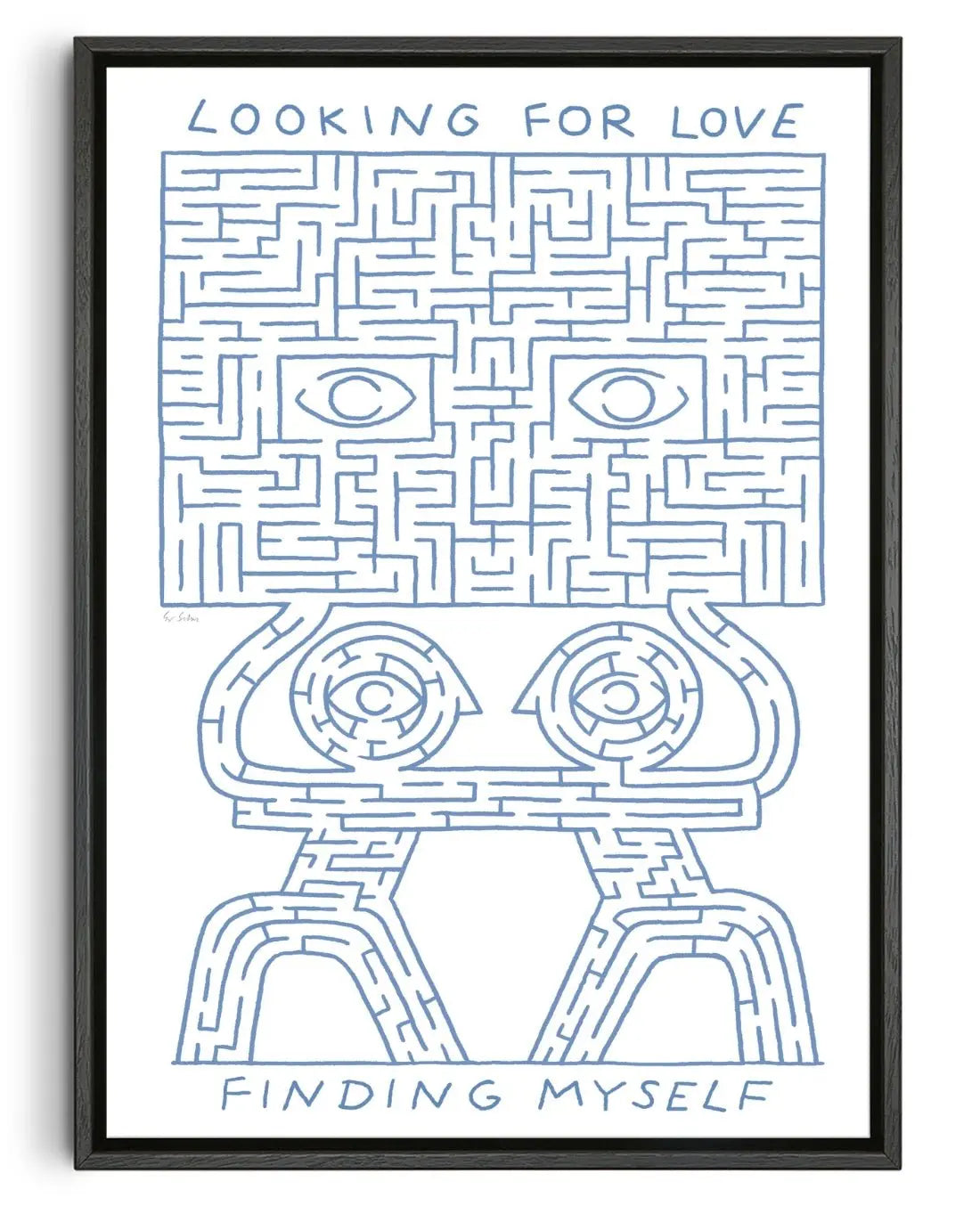 Looking For Love contemporary wall art print by Eric Schwarz - sold by DROOL