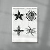 cyclical beings contemporary wall art print by Imo Sinclair - sold by DROOL