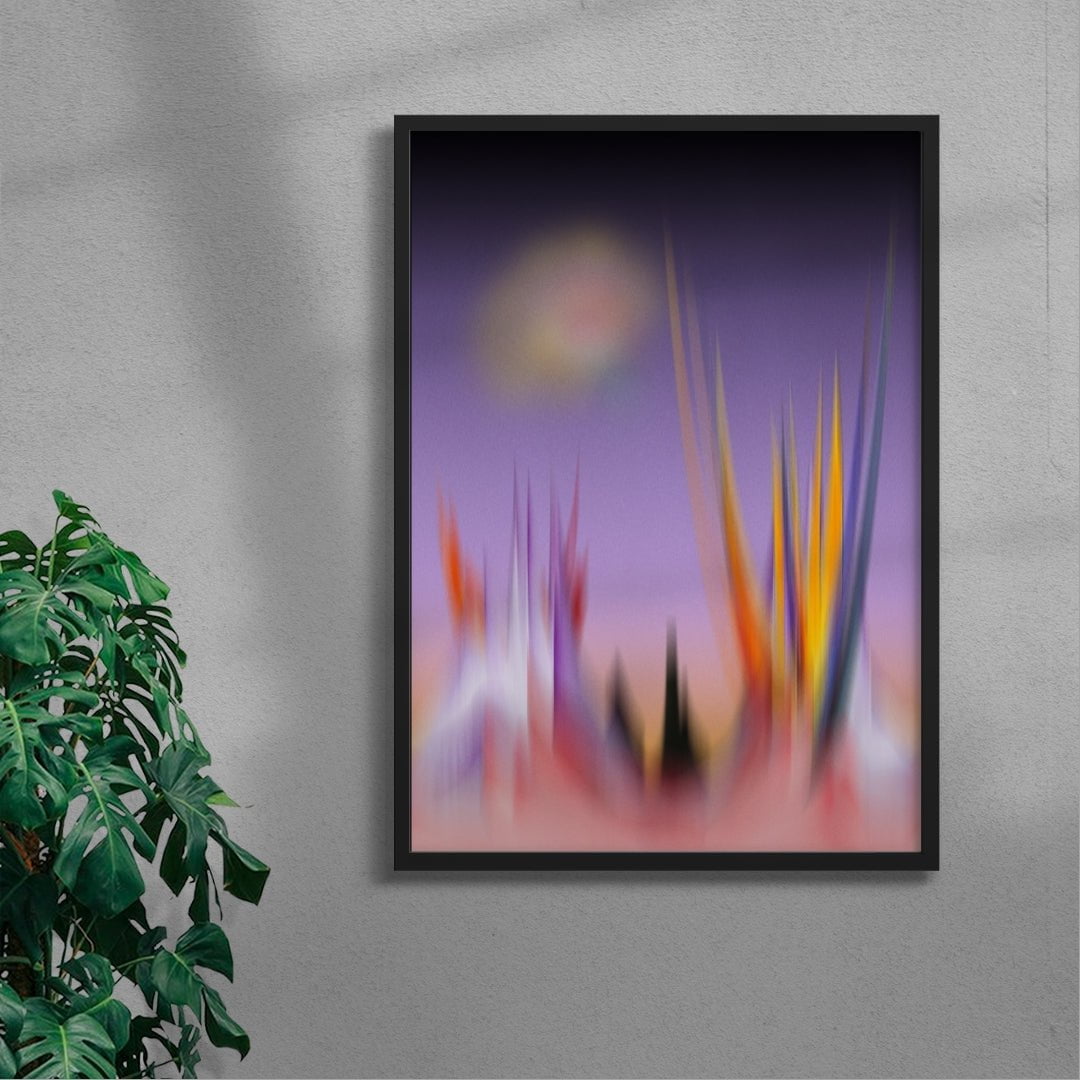 Oasis contemporary wall art print by HIRA.vision - sold by DROOL