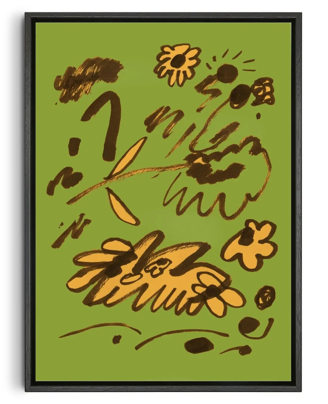 Ikebana Cuttings contemporary wall art print by Lauren Doughty - sold by DROOL