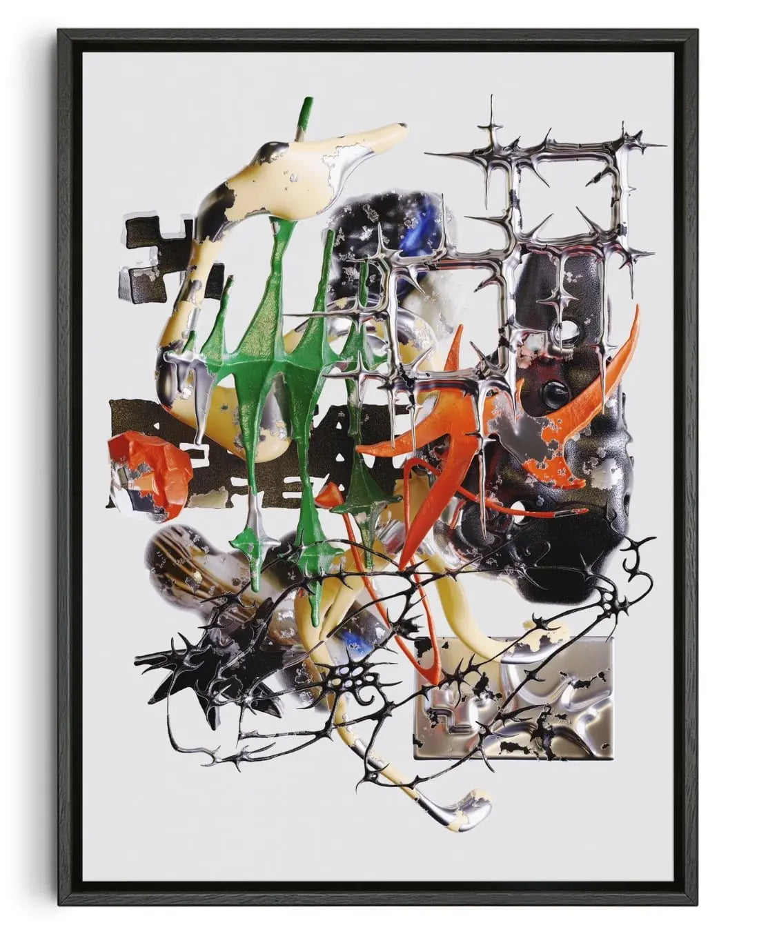 Noise Kit contemporary wall art print by Kitasavi - sold by DROOL