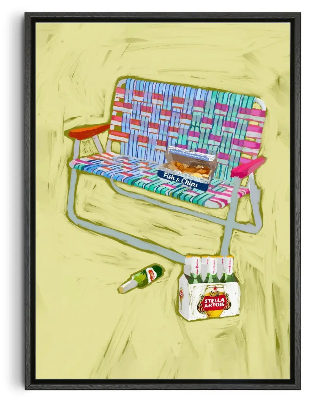 UK SUMMER contemporary wall art print by Laurie Campbell - sold by DROOL