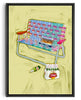 Cargar imagen en el visor de la galería, UK SUMMER contemporary wall art print by Laurie Campbell - sold by DROOL