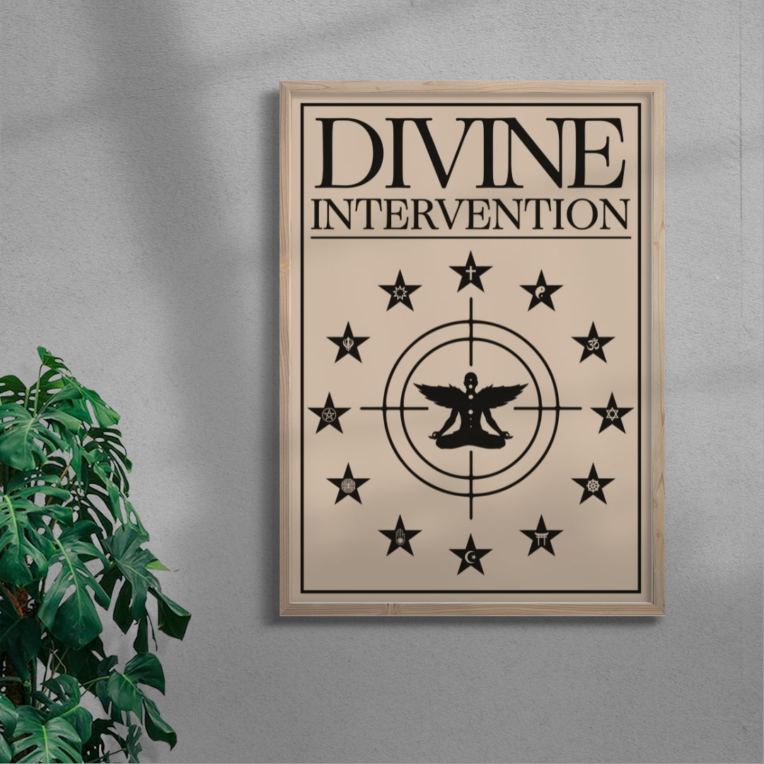 Divine Intervention contemporary wall art print by Utsav Verma - sold by DROOL