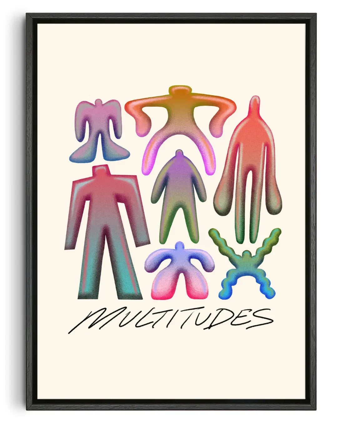 Multitudes contemporary canvas print by Jocelyn Tsaih - sold by DROOL
