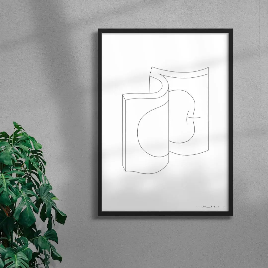 book contemporary wall art print by CHIAKI KOBAYASHI - sold by DROOL