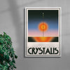 Crystalis 1997 contemporary wall art print by Sandro Rybak - sold by DROOL