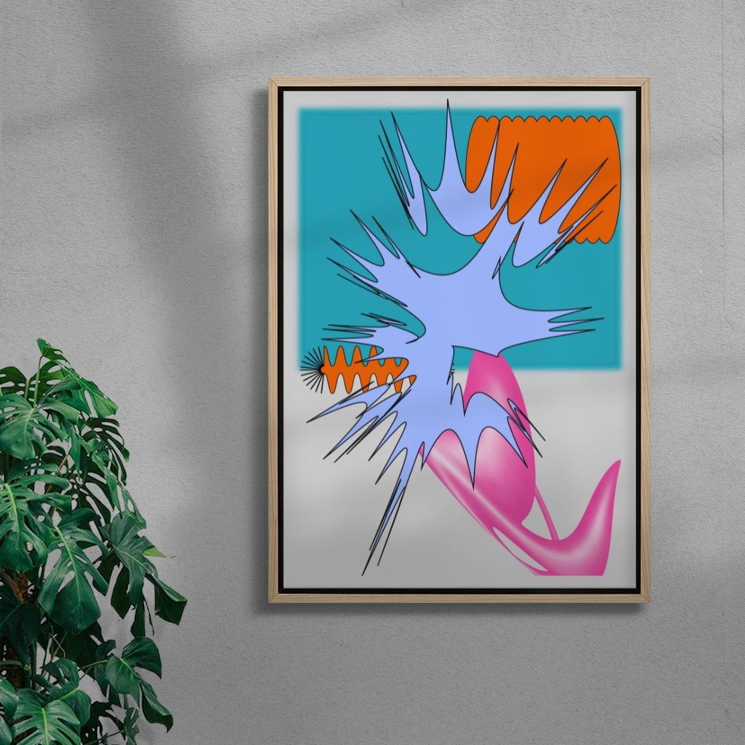 Clap contemporary wall art print by Tristan Huschke - sold by DROOL