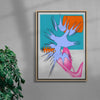 Clap contemporary wall art print by Tristan Huschke - sold by DROOL