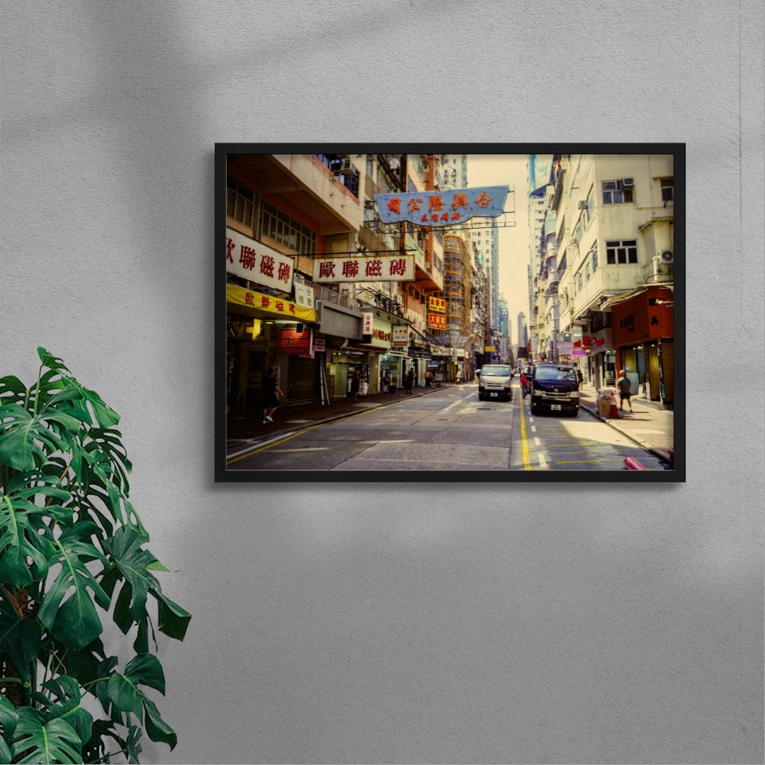 Street Life contemporary wall art print by Francesco Aglieri Rinella - sold by DROOL