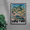 Luna Park contemporary wall art print by George Kempster - sold by DROOL