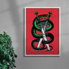 Fear Eats the Soul contemporary wall art print by Othman Zougam - sold by DROOL