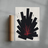 CARDIAC contemporary wall art print by Xtian Miller - sold by DROOL