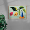 Flowers contemporary wall art print by Juan de la Rica - sold by DROOL