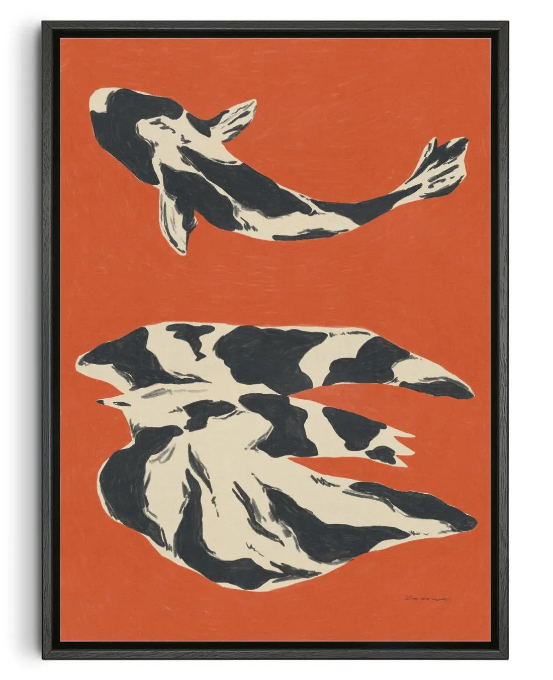 FATEFUL BOND contemporary canvas print by Olivia Leino - sold by DROOL
