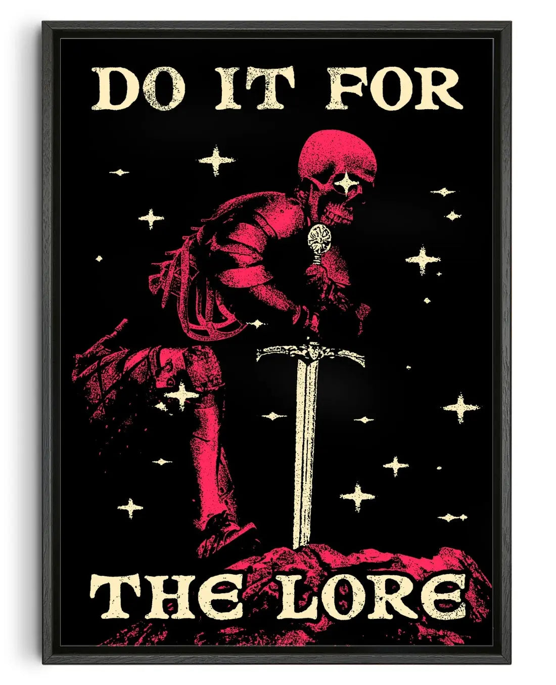 Do It For The Lore contemporary canvas print by christos.jpeg - sold by DROOL