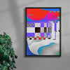 Virtual World contemporary wall art print by Roman Post. - sold by DROOL