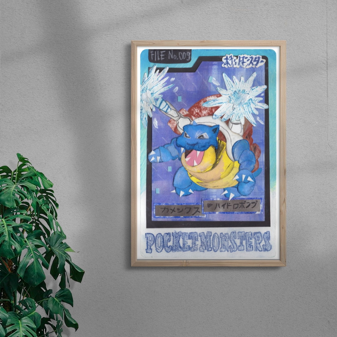 Blue (1996) contemporary wall art print by David Heo - sold by DROOL