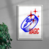 Magic contemporary wall art print by Jiro Bevis - sold by DROOL