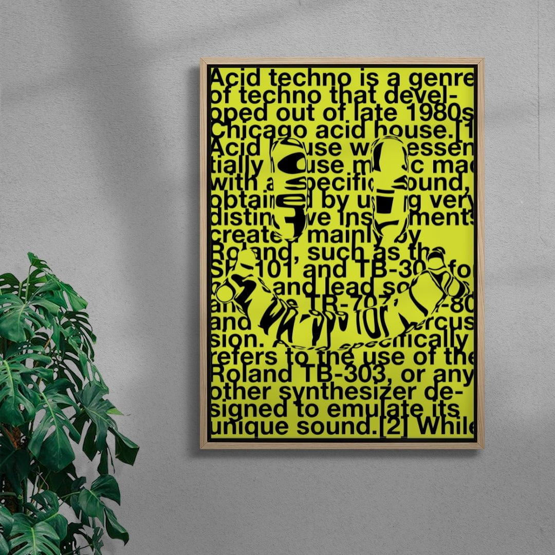 Wikipedia contemporary wall art print by Ignorance1 - sold by DROOL