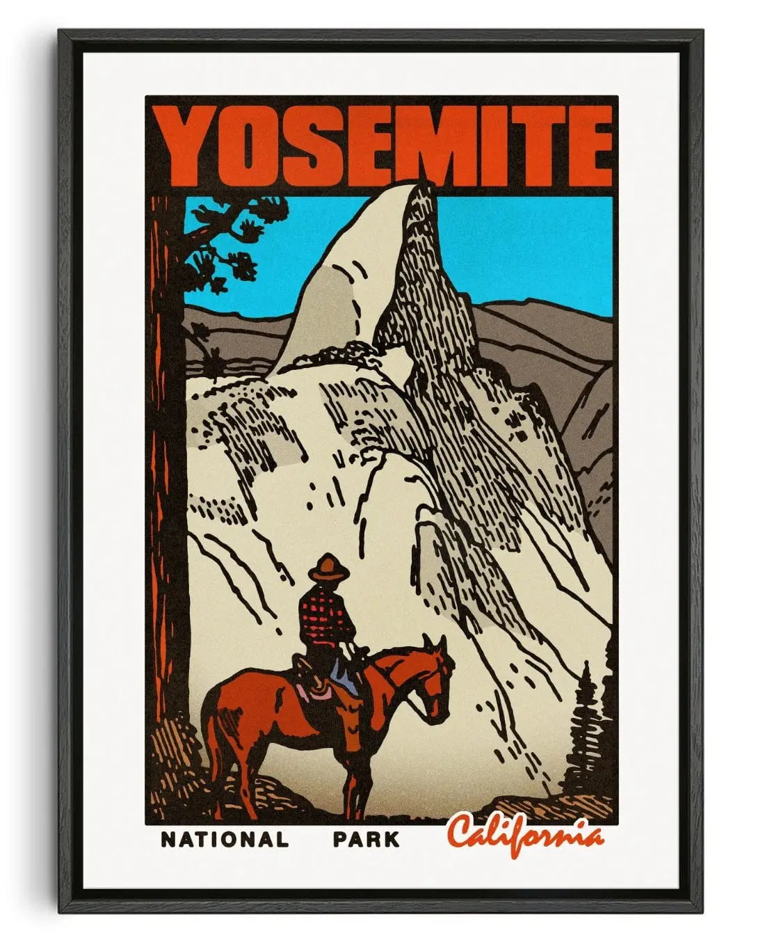 Yosemite contemporary wall art print by Othman Zougam - sold by DROOL