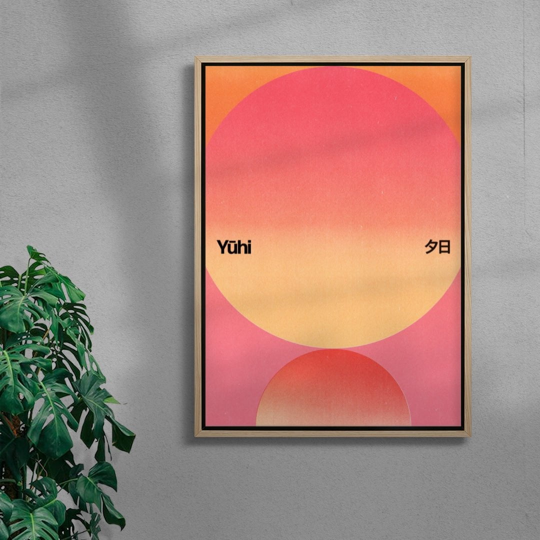 Evening Sun contemporary wall art print by Henry M. - sold by DROOL