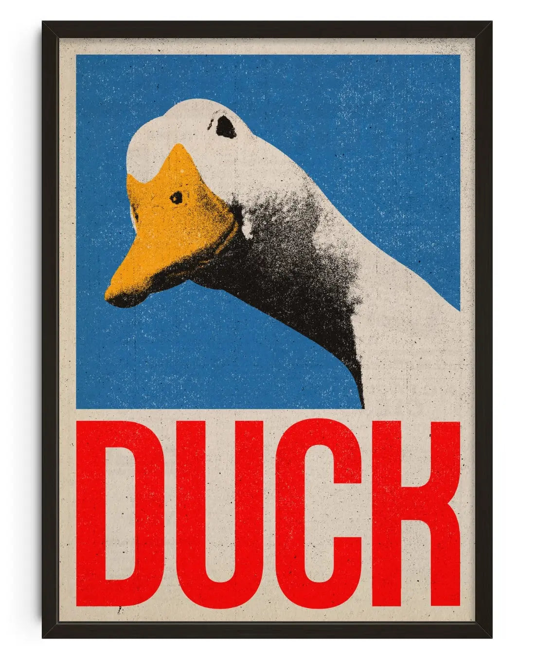 Duck contemporary art print by wxvegraphica - sold by DROOL