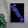 Poster 148 - Ignore contemporary canvas art print by Gang Buron-Yi - sold by DROOL