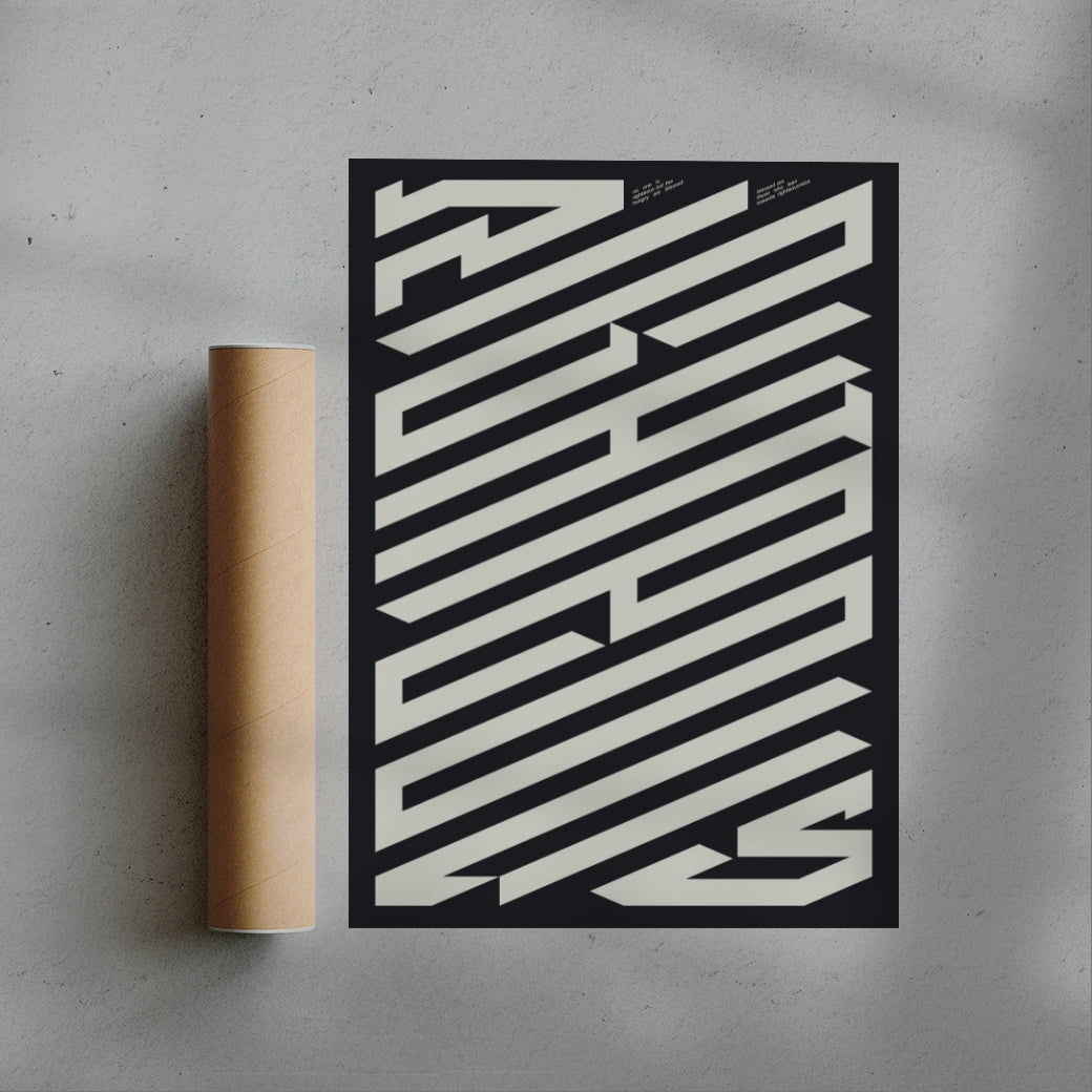 RIGHTEOUS contemporary wall art print by Xtian Miller - sold by DROOL