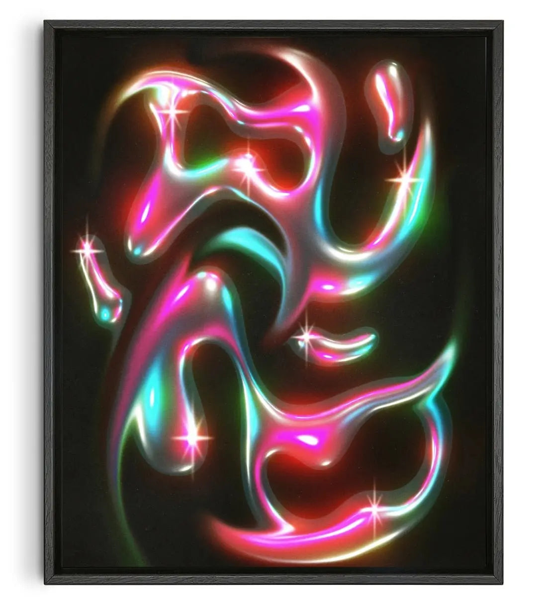 Figure 8 contemporary wall art print by Jasmin Chavez - sold by DROOL