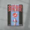 Nishikigoi contemporary wall art print by Othman Zougam - sold by DROOL