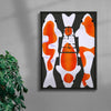 Nishikigoi 3 contemporary wall art print by Othman Zougam - sold by DROOL