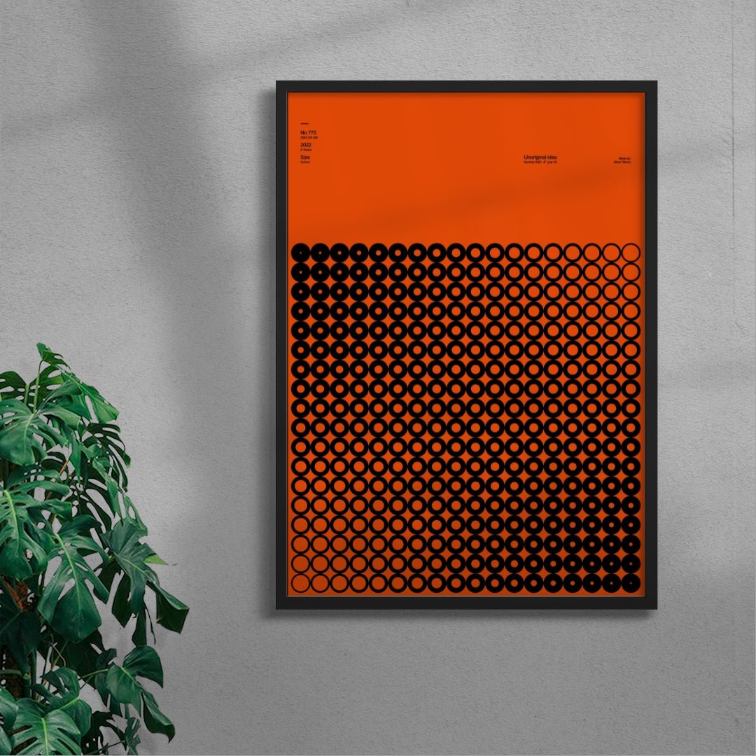 Unoriginal contemporary wall art print by Mirza Talovic - sold by DROOL