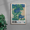 Wisteria Gardens contemporary wall art print by George Kempster - sold by DROOL