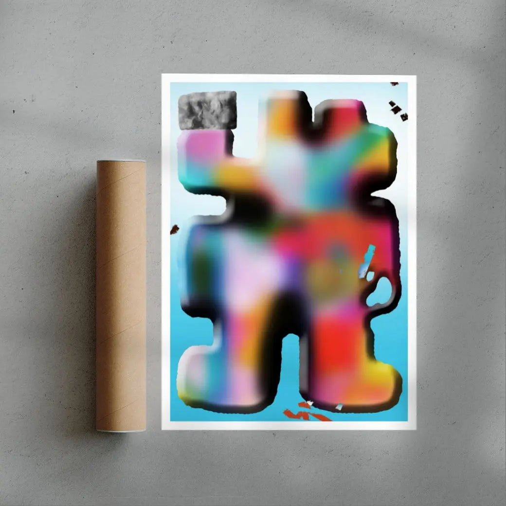The Stone Finder contemporary wall art print by Jorge Santos - sold by DROOL