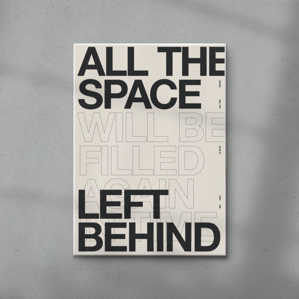 ALL THE SPACE contemporary wall art print by Brad Mead - sold by DROOL